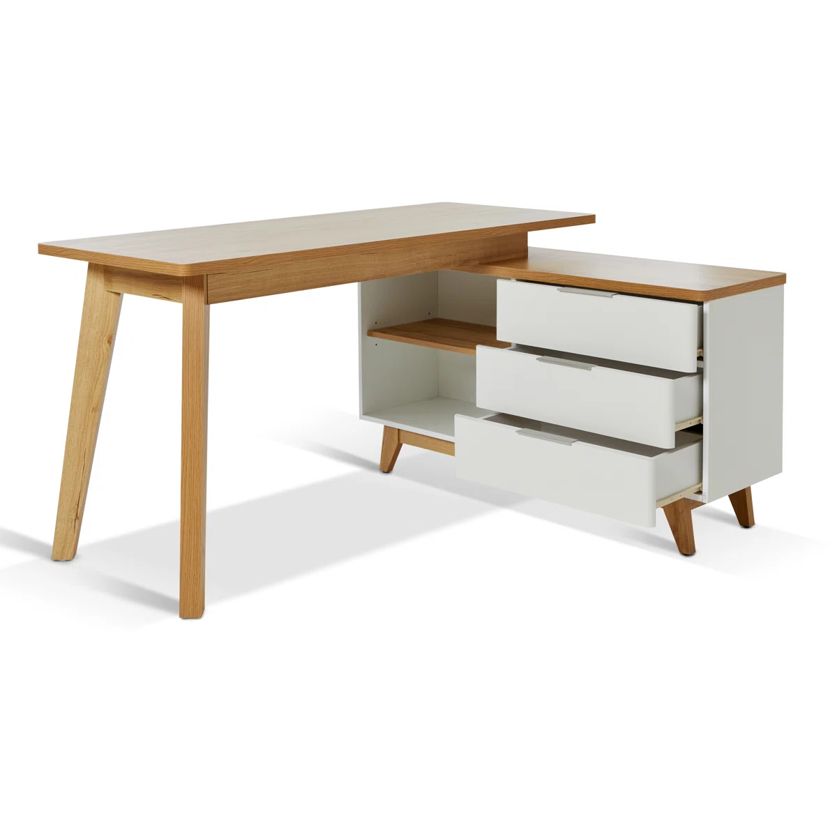 LIBRE Scandinavian L-Shaped Desk