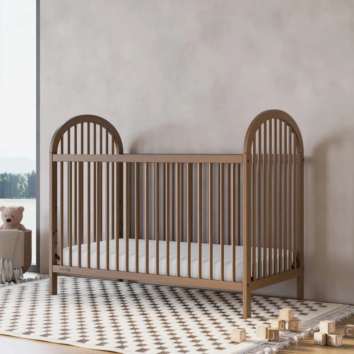 Olivia Baby Crib &ndash; Classic Natural Design