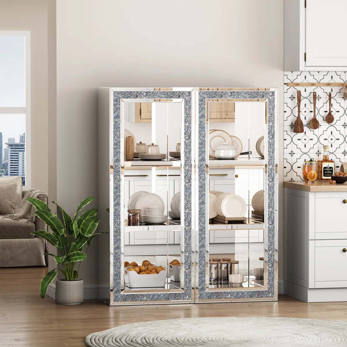 Tipler Glass Bookshelf – Model A930
