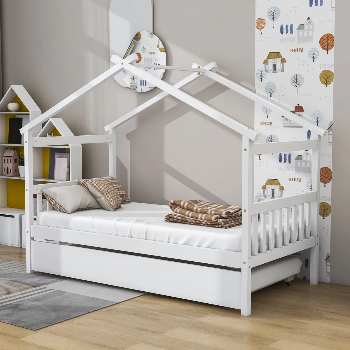 Bett Wodera with Trundle – Model l A871