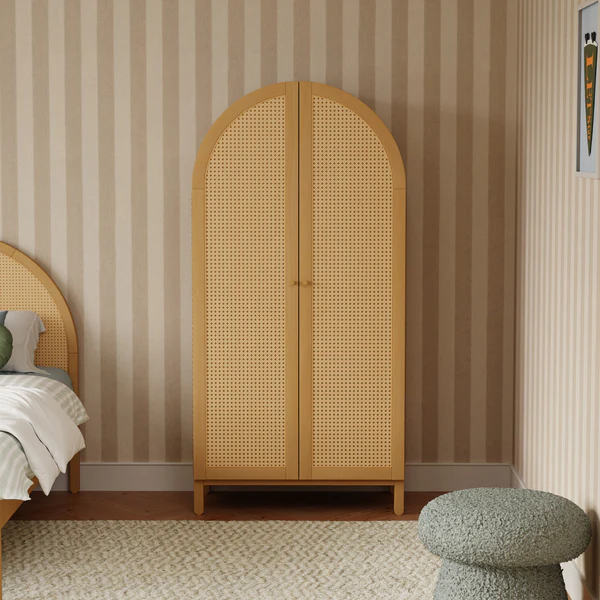 Bondi Cane Assembled Armoire – Model A876