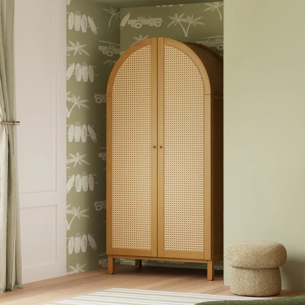 Bondi Cane Assembled Armoire – Model A876
