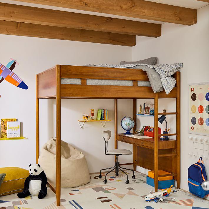 THE RETRO STUDY LOFT BED – Model A2008