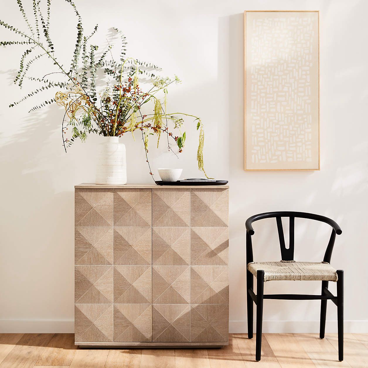Modern Diamond Shoe Cabinet – Model A2055