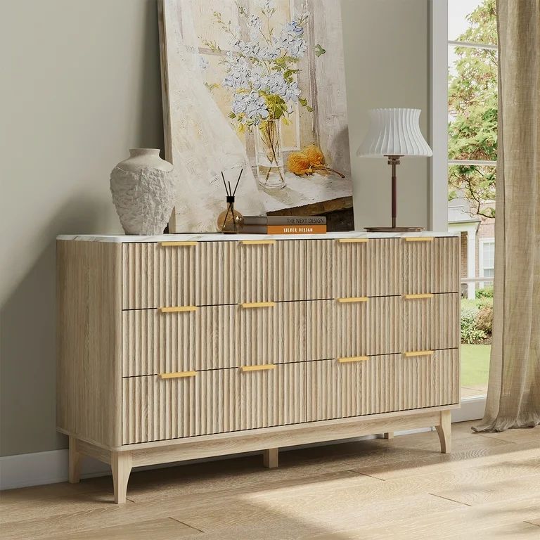 THE FLUTE WOOD NINE-DRAWER DRESSER – MODEL A2080