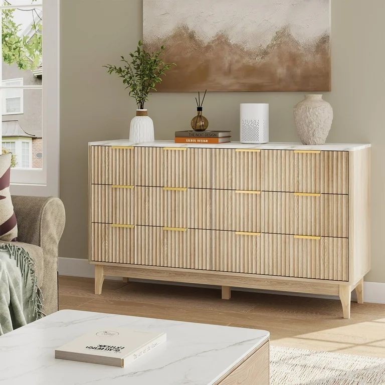 THE FLUTE WOOD NINE-DRAWER DRESSER – MODEL A2080
