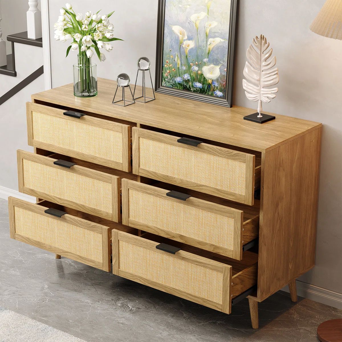 THE BOHO CANE DRESSER – Model A2081