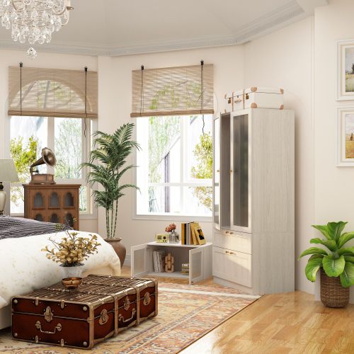 THE RUSTIC GLASS ARMOIRE – Model A2071
