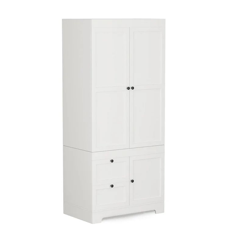 White Cottage Wardrobe – Model A2072
