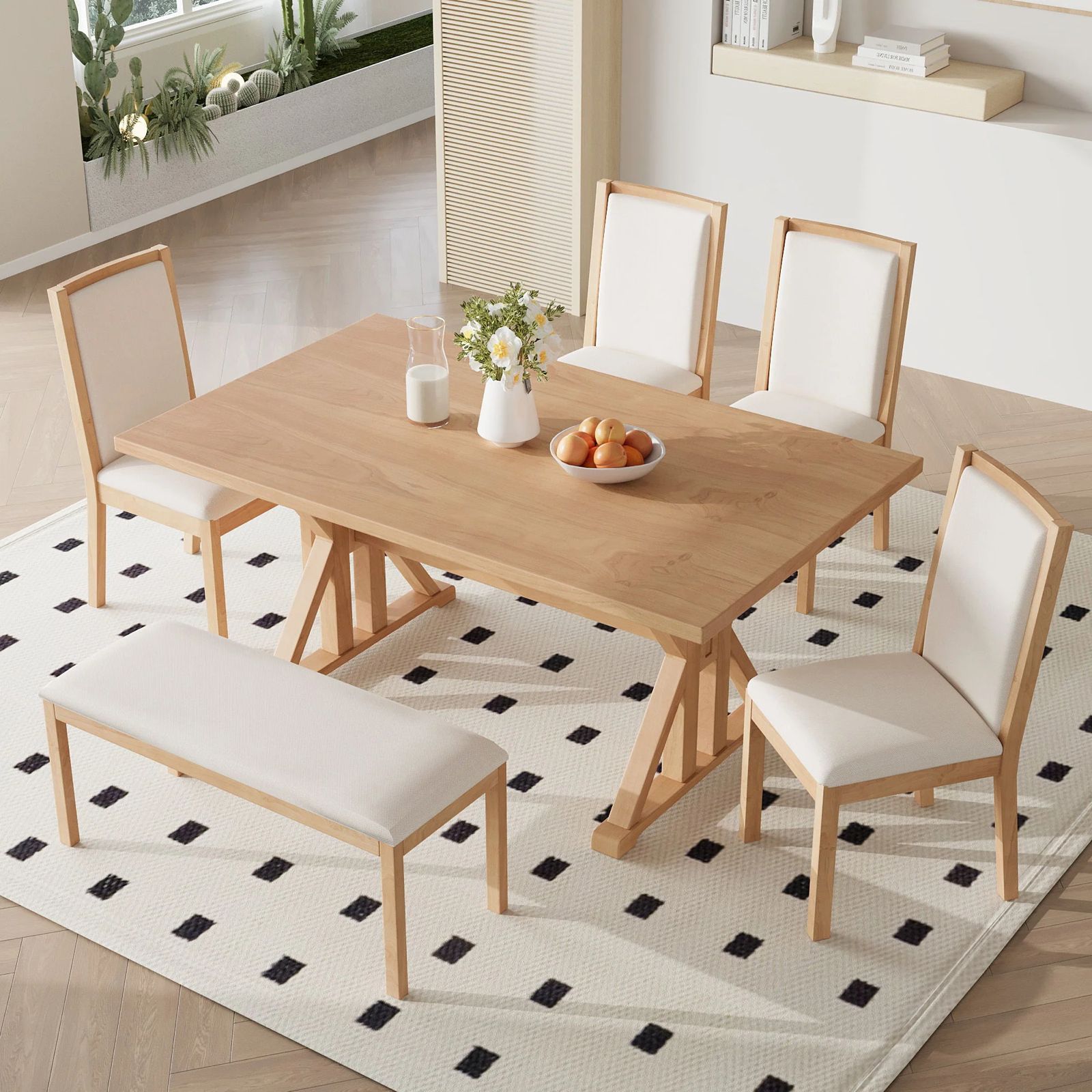Grand Farmhouse Dining Table – Model A2098