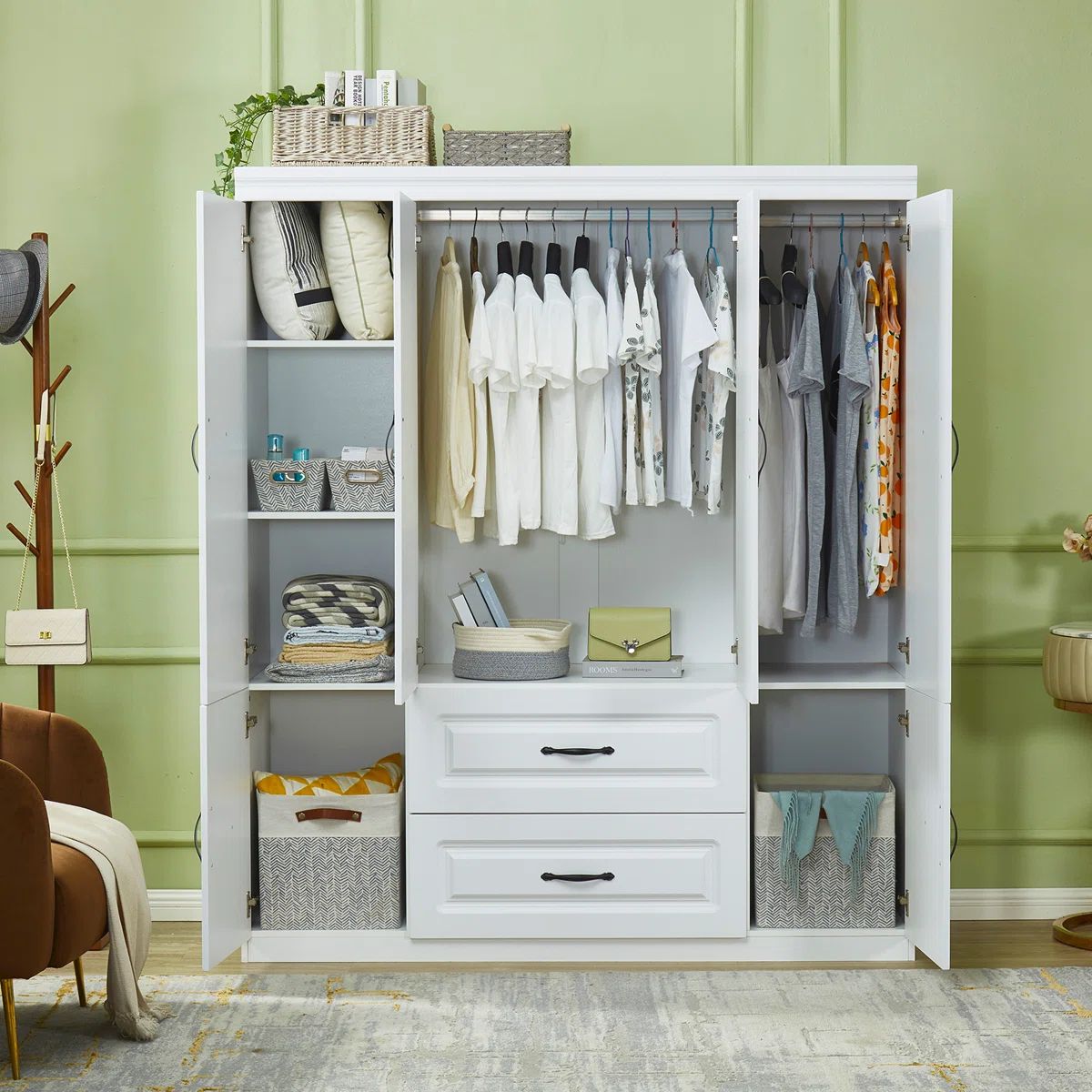 THE GRAND FIVE-DOOR ARMOIRE – MODEL A2075