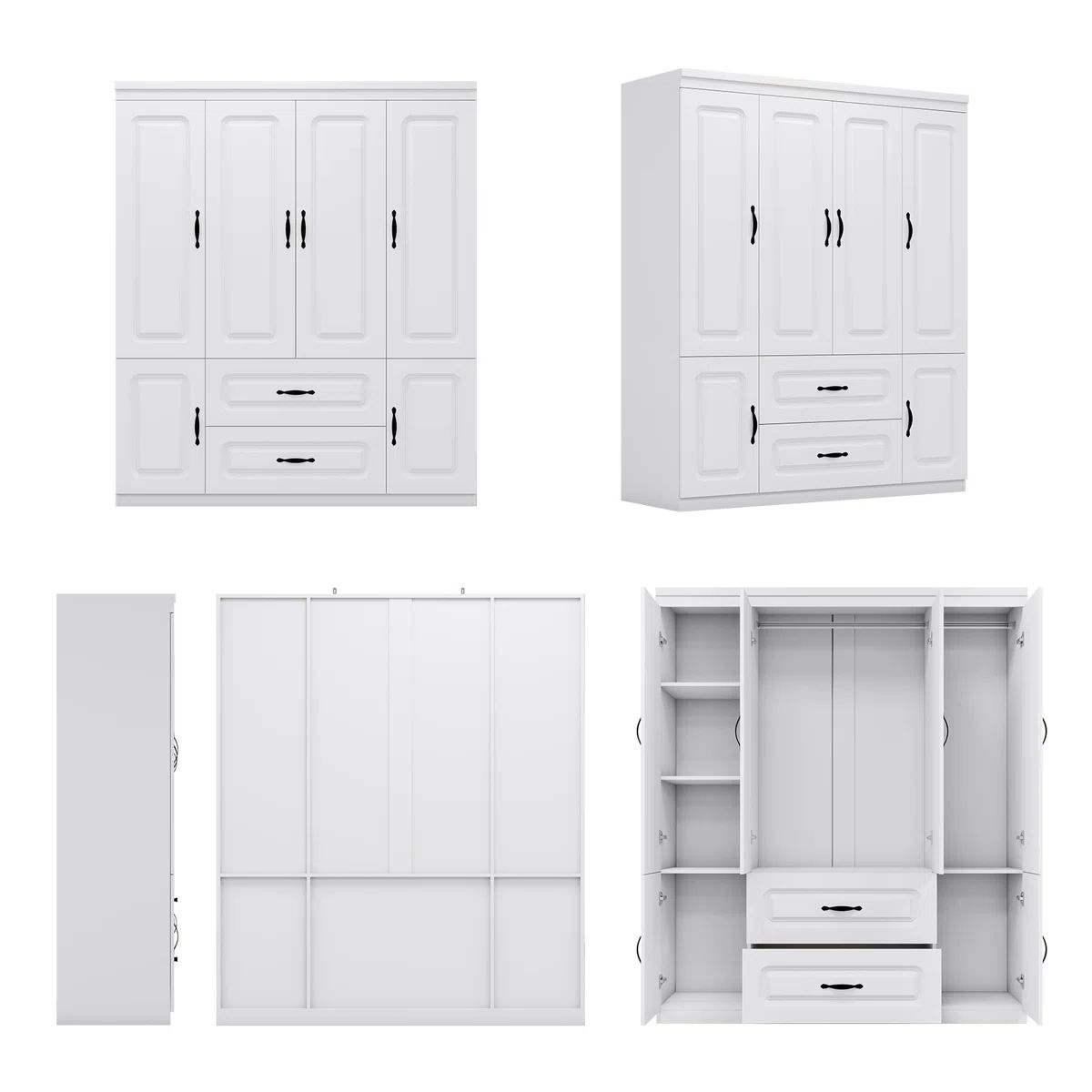 THE GRAND FIVE-DOOR ARMOIRE – MODEL A2075