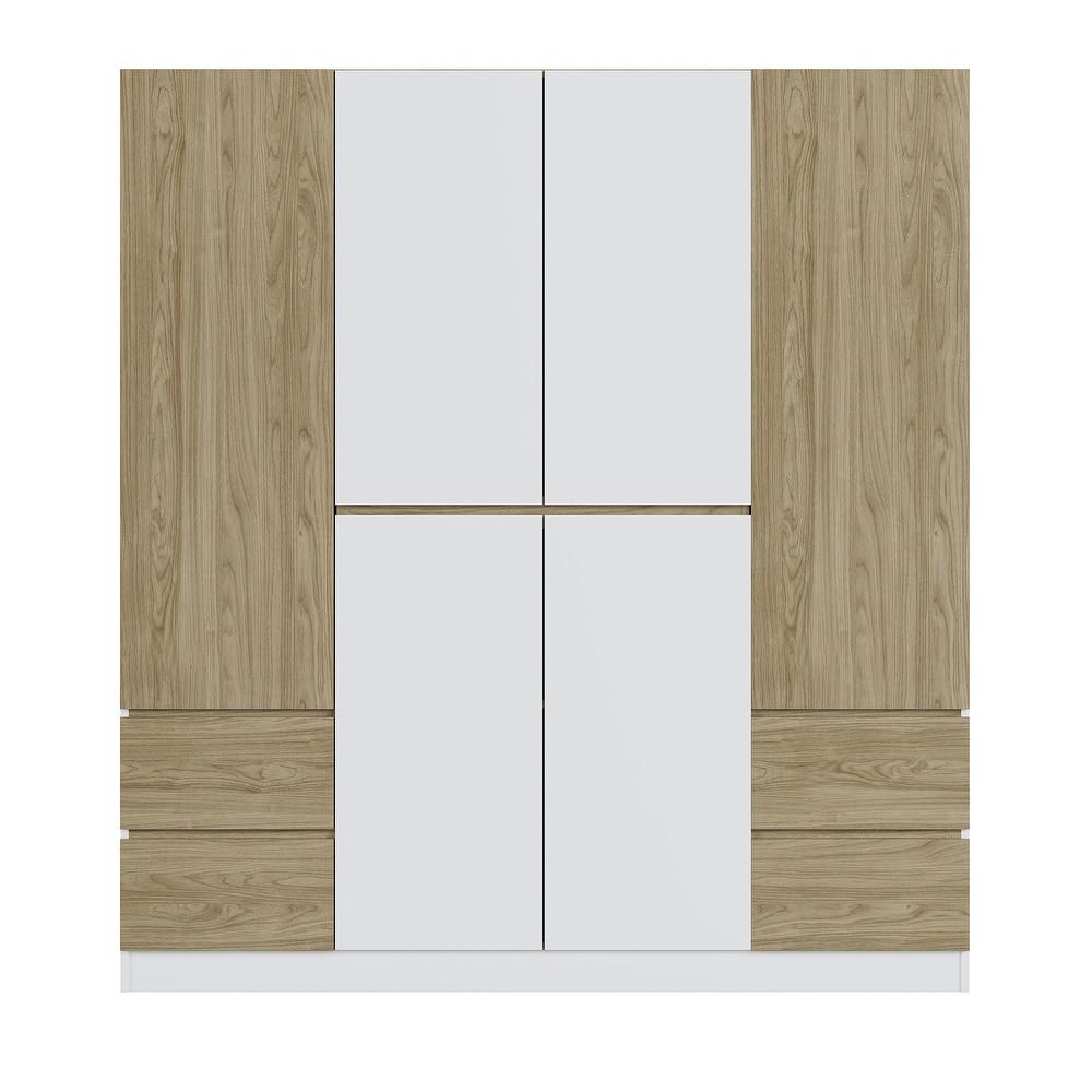 Two-Tone Modern Armoire – Model A2076