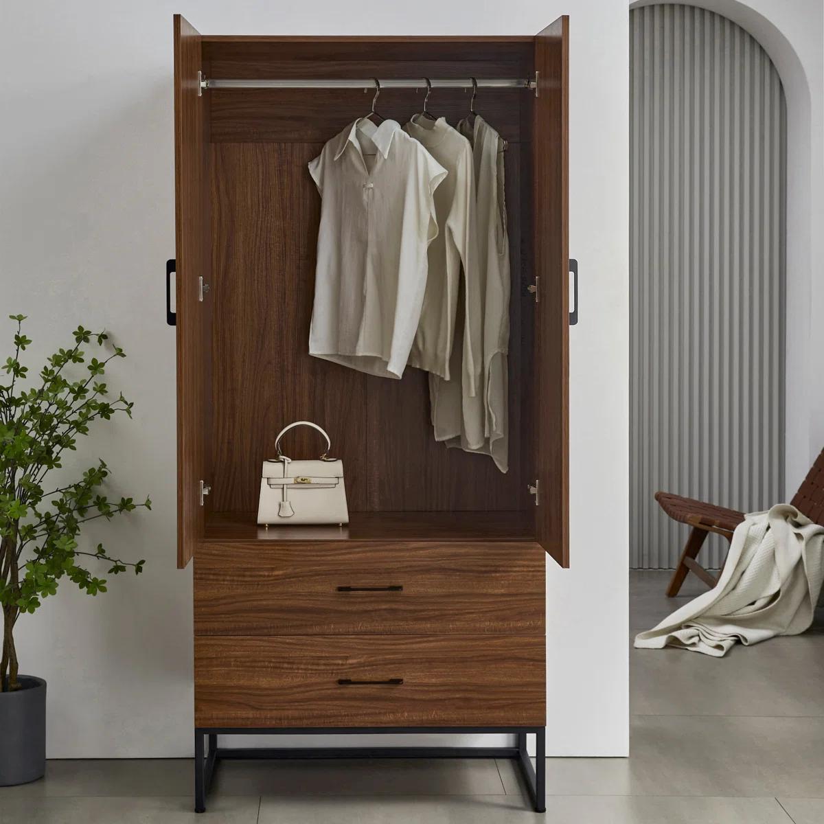 THE METRO METAL-BASE ARMOIRE – MODEL A2077