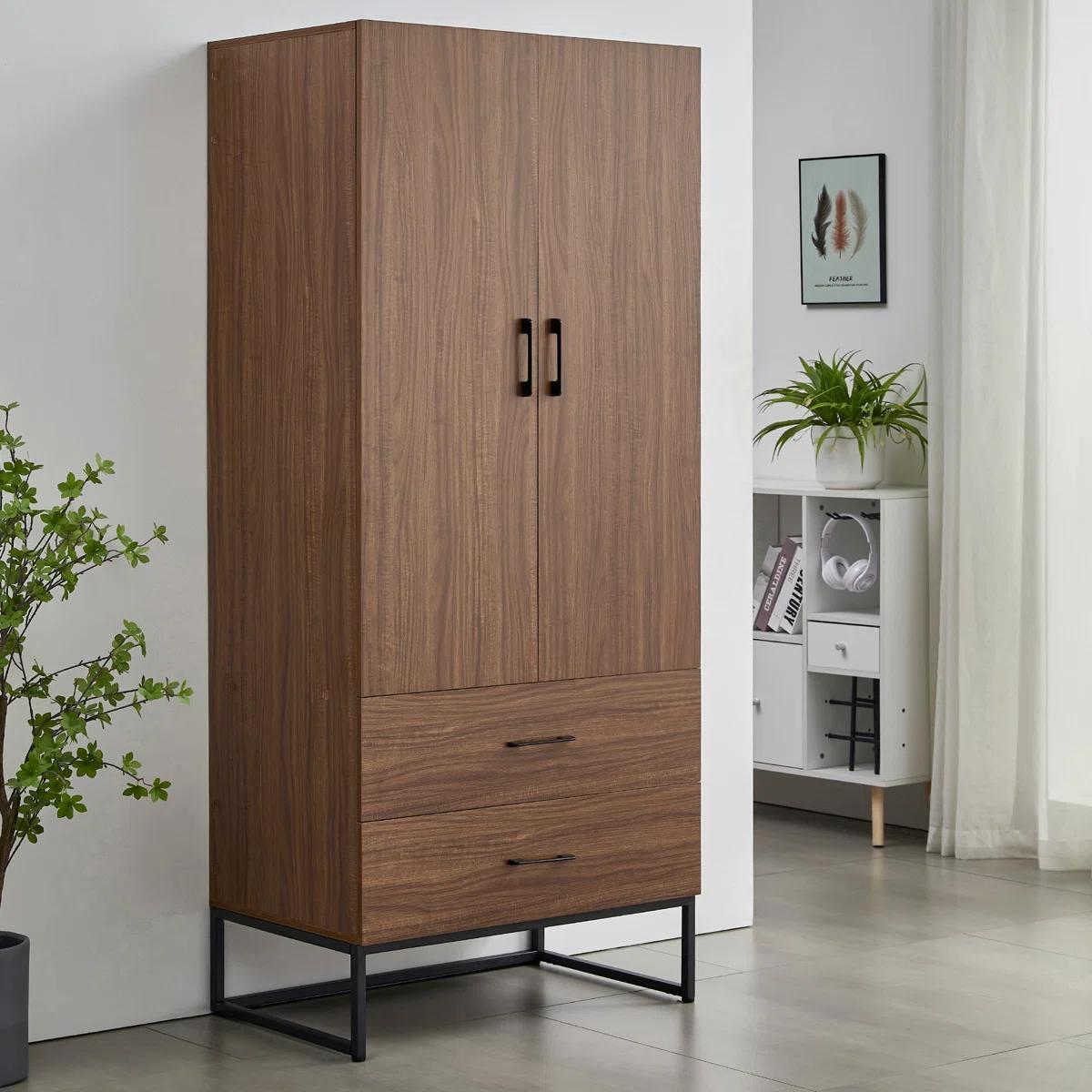 THE METRO METAL-BASE ARMOIRE – MODEL A2077