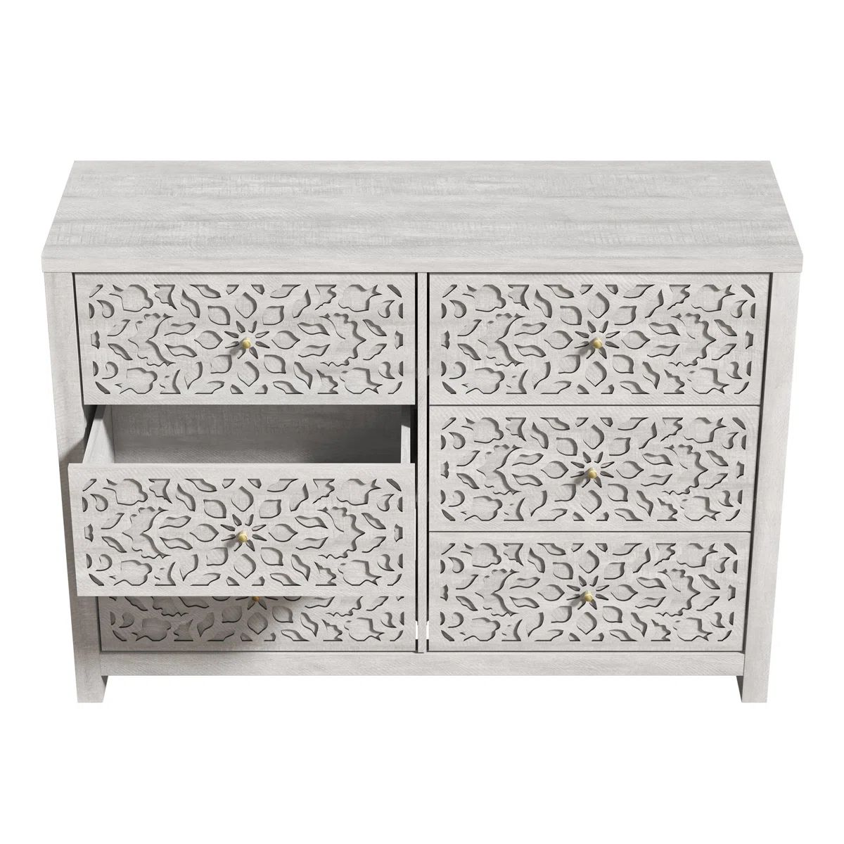 THE MANDALA CARVED EIGHT-DRAWER DRESSER – MODEL A2083
