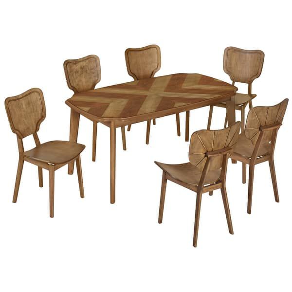 THE HERRINGBONE HEXAGON DINING TABLE – MODEL A2085