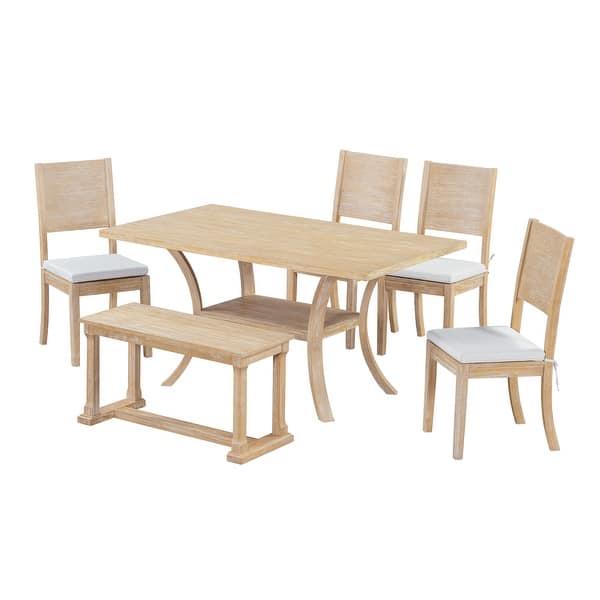 THE CURVE RECTANGULAR CURVED-LEG DINING TABLE – MODEL A2091