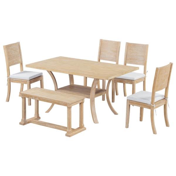 THE CURVE RECTANGULAR CURVED-LEG DINING TABLE – MODEL A2091