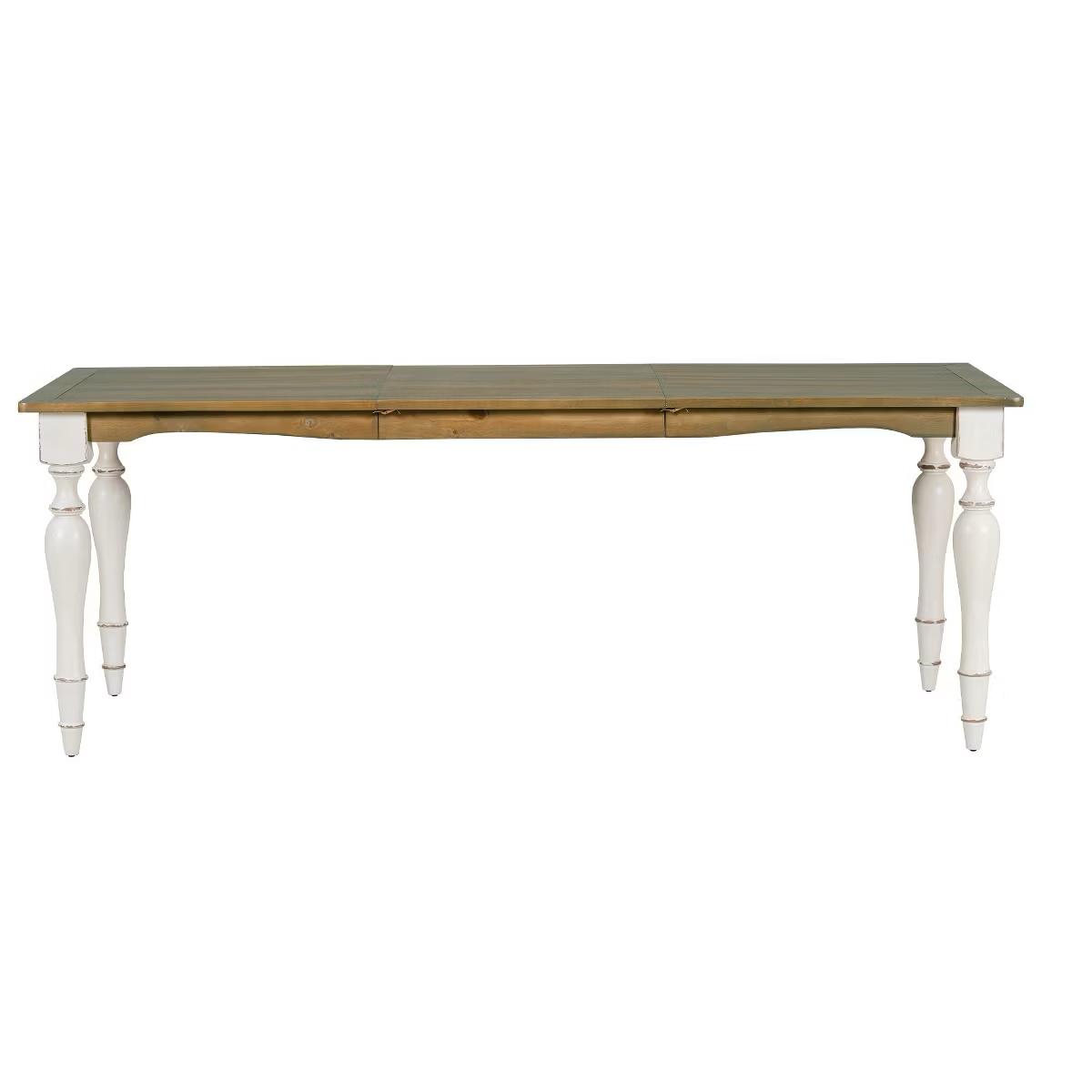 Elegant Rectangular Turned-Leg Dining Table – Model A2089