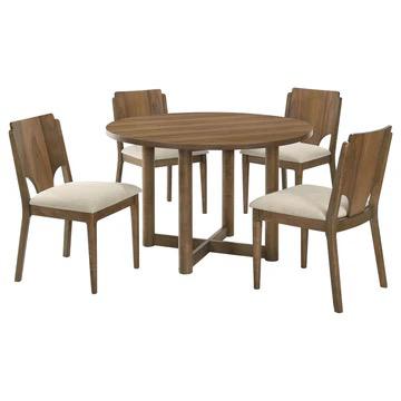 THE WOODLAND ROUND CROSS-LEG DINING TABLE – MODEL A2087