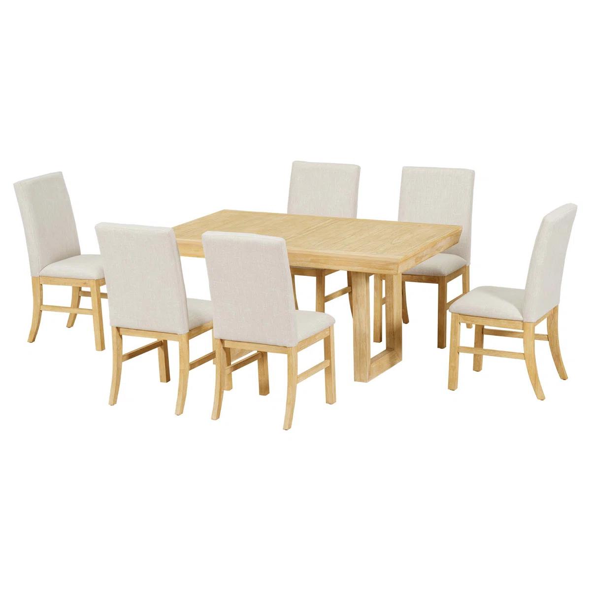 Throne Rectangular Pedestal Dining Table – Model A2090