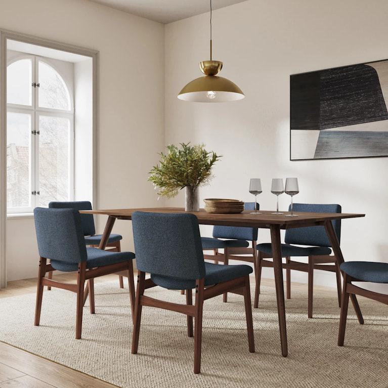 Navy Modern Dining Table – Model A2094