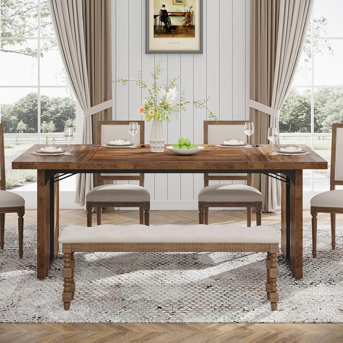 Art Deco Oval Dining Table – Model A2108